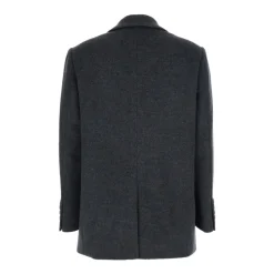 Jakker<Dunst Layered Cashmere Blazer Grå