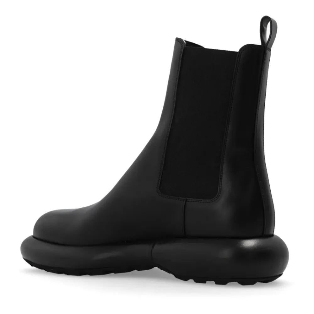 Chelsea Boots^Jil Sander Læder ankelstøvler Sort