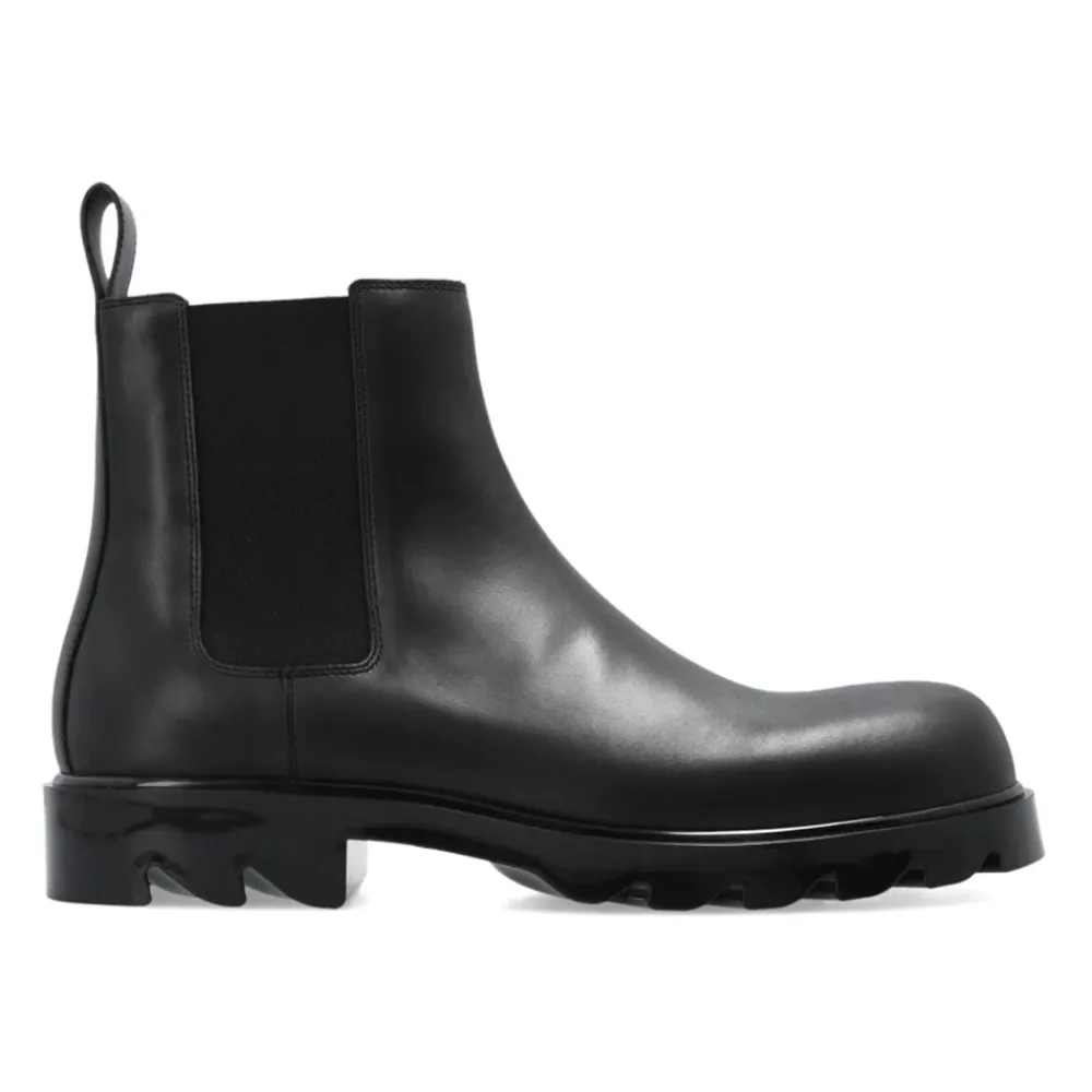 Chelsea Boots^Bottega Veneta Læder Ankelstøvler Sort