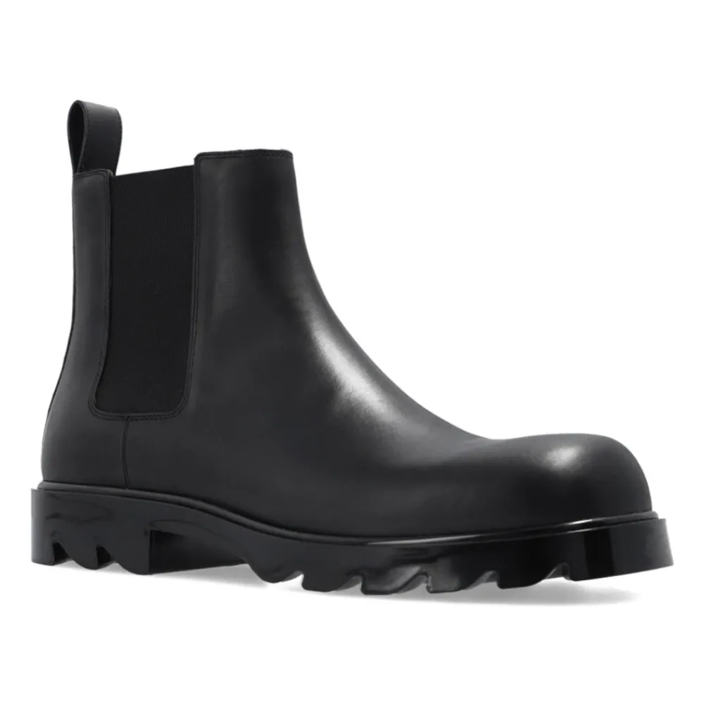 Chelsea Boots^Bottega Veneta Læder Ankelstøvler Sort