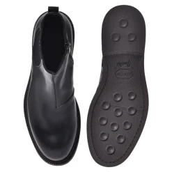 Chelsea Boots<Baldinini Læder Ankelstøvler Sort