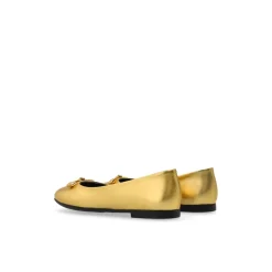 Ballerinasko^Versace Læder ballerinaer Gul