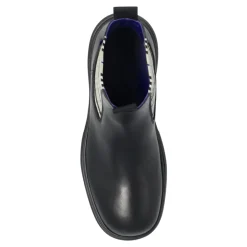 Chelsea Boots<Burberry Læder Chelsea Boots Creeper Sort