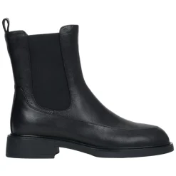 Chelsea Boots<Estro Læder Chelsea Støvle Sort