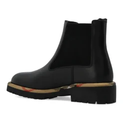 Chelsea Boots^Burberry Læder Chelsea støvler Sort