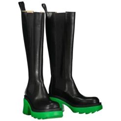 Chelsea Boots^Bottega Veneta Læder Chelsea Støvler med Profilsål Sort