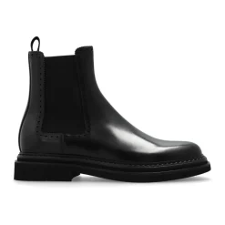 Chelsea Boots|Støvler^Dolce & Gabbana Læder Chelsea-støvler Sort