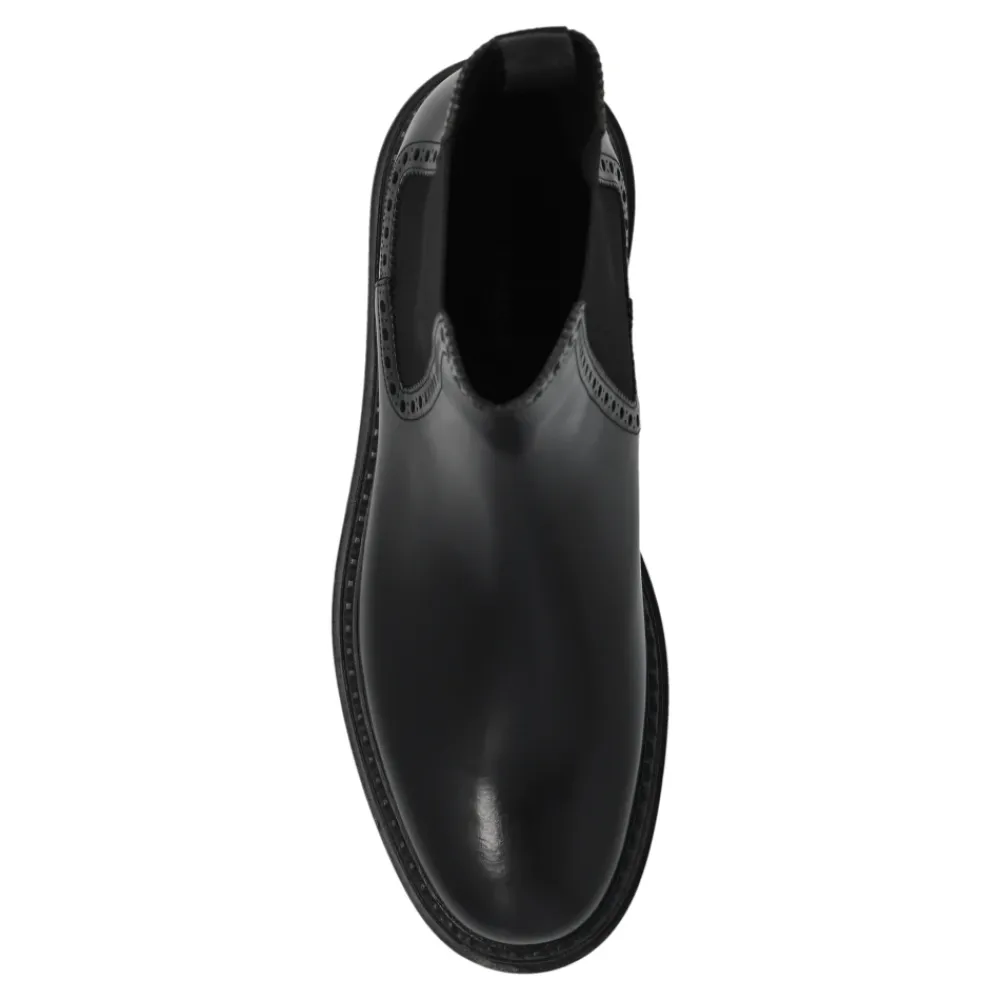 Chelsea Boots|Støvler^Dolce & Gabbana Læder Chelsea-støvler Sort
