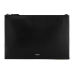 Tasker^Tom Ford Læder Clutch Sort