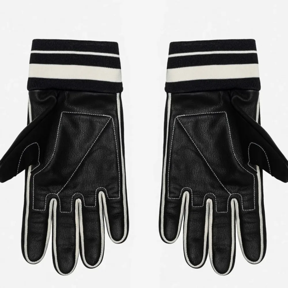 Handsker|Handsker<Stüssy Læder Cykelhandsker Sort