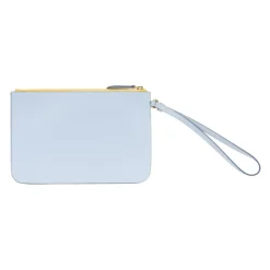 Clutch<Burberry Læder Dame Clutch Taske med Lynlås Blå