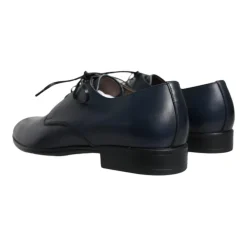 Business Sko^Dolce & Gabbana Læder Derby Sko Klassisk Stil Blå