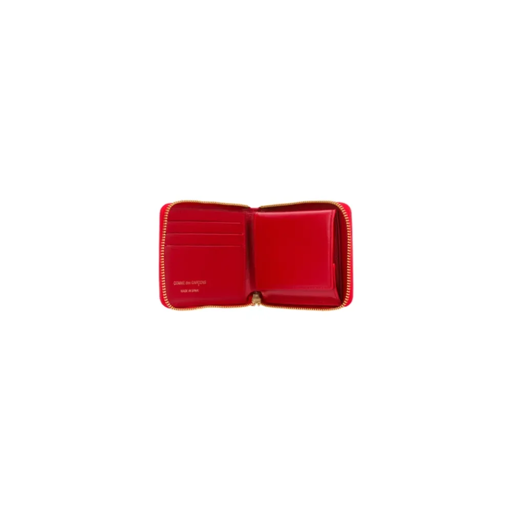 Punge & Kortholder<Comme des Garçons Læder Klassisk Linje Rød