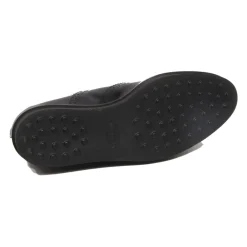 Snøresko^Tod's Læder Loafer Sko Francesina Bucature Sort