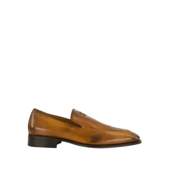Loafers^Miu Miu Læder Loafers Brun
