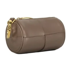 Clutch<Bottega Veneta Læder Møntpung Brun
