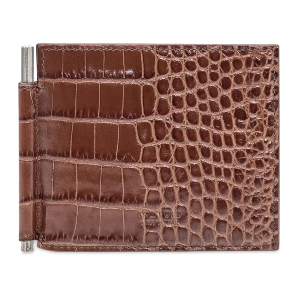 Punge & Kortholder^Tom Ford Læder Money Clip Pung Brun