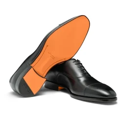 Business Sko<Santoni Læder Oxford Sko Sort