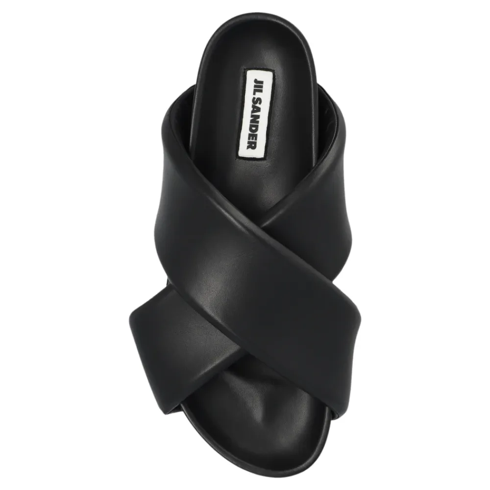 Sandaler^Jil Sander Læder Slides Sort