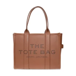 Indkøbstasker<Marc Jacobs Læder Stor Tote Taske Brun