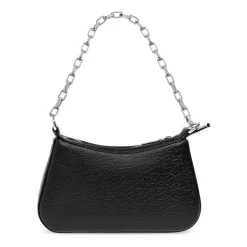 Bæltetasker<Alexander McQueen Læder taske T-Bar Mini Sort