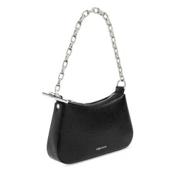 Bæltetasker<Alexander McQueen Læder taske T-Bar Mini Sort