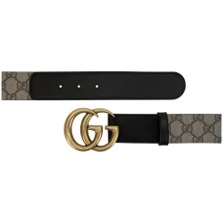 Bælter^Gucci Læderbælte Multifarvet