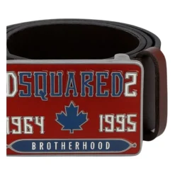 Bælter & Seler<Dsquared2 Læderbælte Brun