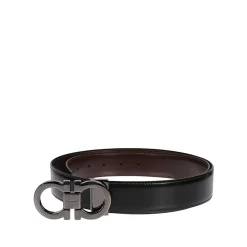 Bælter^Ferragamo Læderbælte Sort