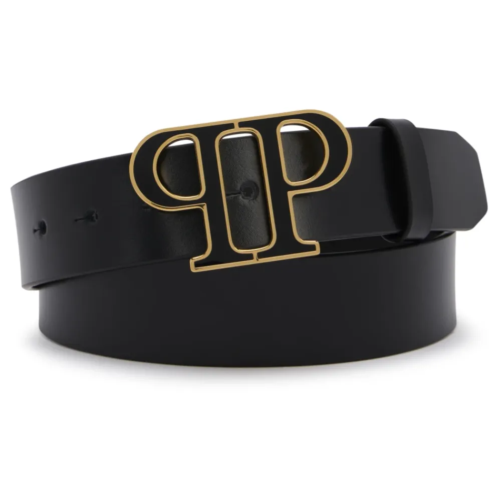 Bælter<Philipp Plein Læderbælte Sort