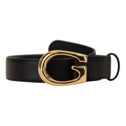 Bælter<Gucci Læderbælte Sort