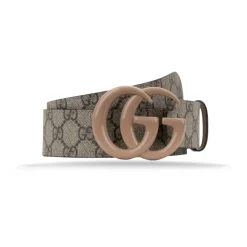 Bælter<Gucci Læderbælte med logo-spænde Grøn