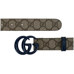 Bælter<Gucci Læderbælte med logo-spænde Beige