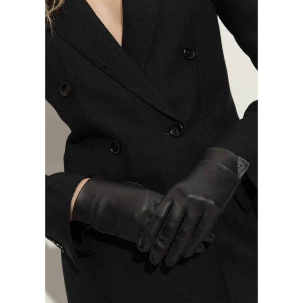 Handsker<Tom Ford Læderhandsker Sort