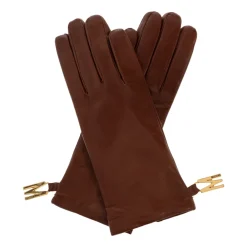 Handsker^Moschino Læderhandsker Brun