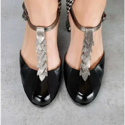 Stiletter|Pumps^Chie Mihara Læderhøjhælede pumps Sort