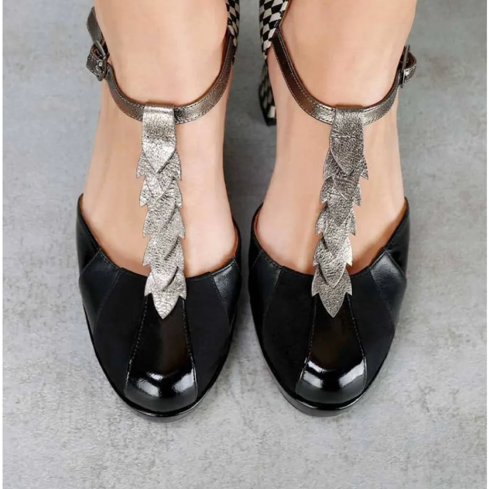Stiletter|Pumps^Chie Mihara Læderhøjhælede pumps Sort