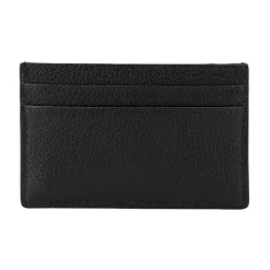 Punge & Kortholder^Alexander McQueen Læderkortholder med rum Sort