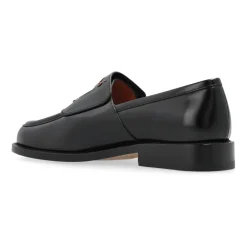 Loafers<Marni Læderloafers Sort