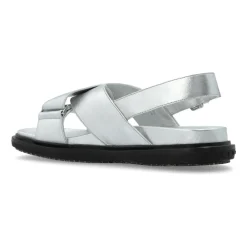 Sandaler<Marni Lædersandaler Grå