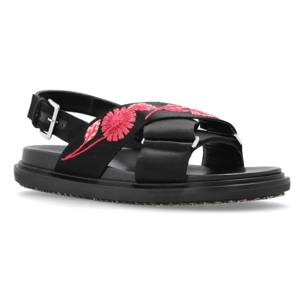 Sandaler<Marni Lædersko Sort