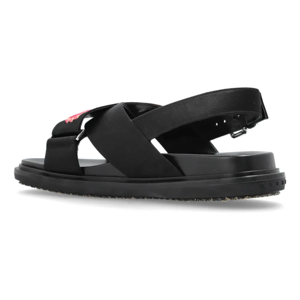 Sandaler<Marni Lædersko Sort