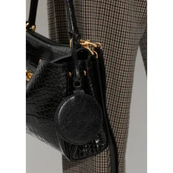 Tilbehør Til Tasker<Balenciaga Le City Round Mirror Charm Sort