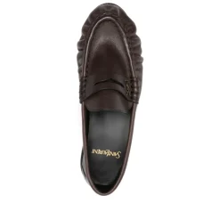 Loafers^Saint Laurent Le Loafer Brun