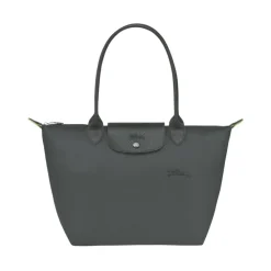 Indkøbstasker^Longchamp Le Pliage Green Skuldertaske Grå