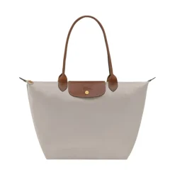 Indkøbstasker^Longchamp Le Pliage Original Skuldertaske Grå