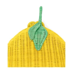 Clutch^SERPUI Leaf Woven Clutch Taske Gul