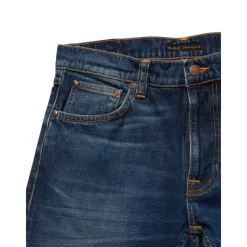 Jeans<Nudie Jeans Lean Dean Troubled Sea Denim Jeans Blå
