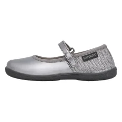 Ballerinasko<Naturino Leather and fabric ballet flats FROLLIK 2 Grå