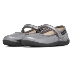 Ballerinasko<Naturino Leather and fabric ballet flats FROLLIK 2 Grå